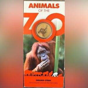 Animals of the Zoo Orangutan Coin